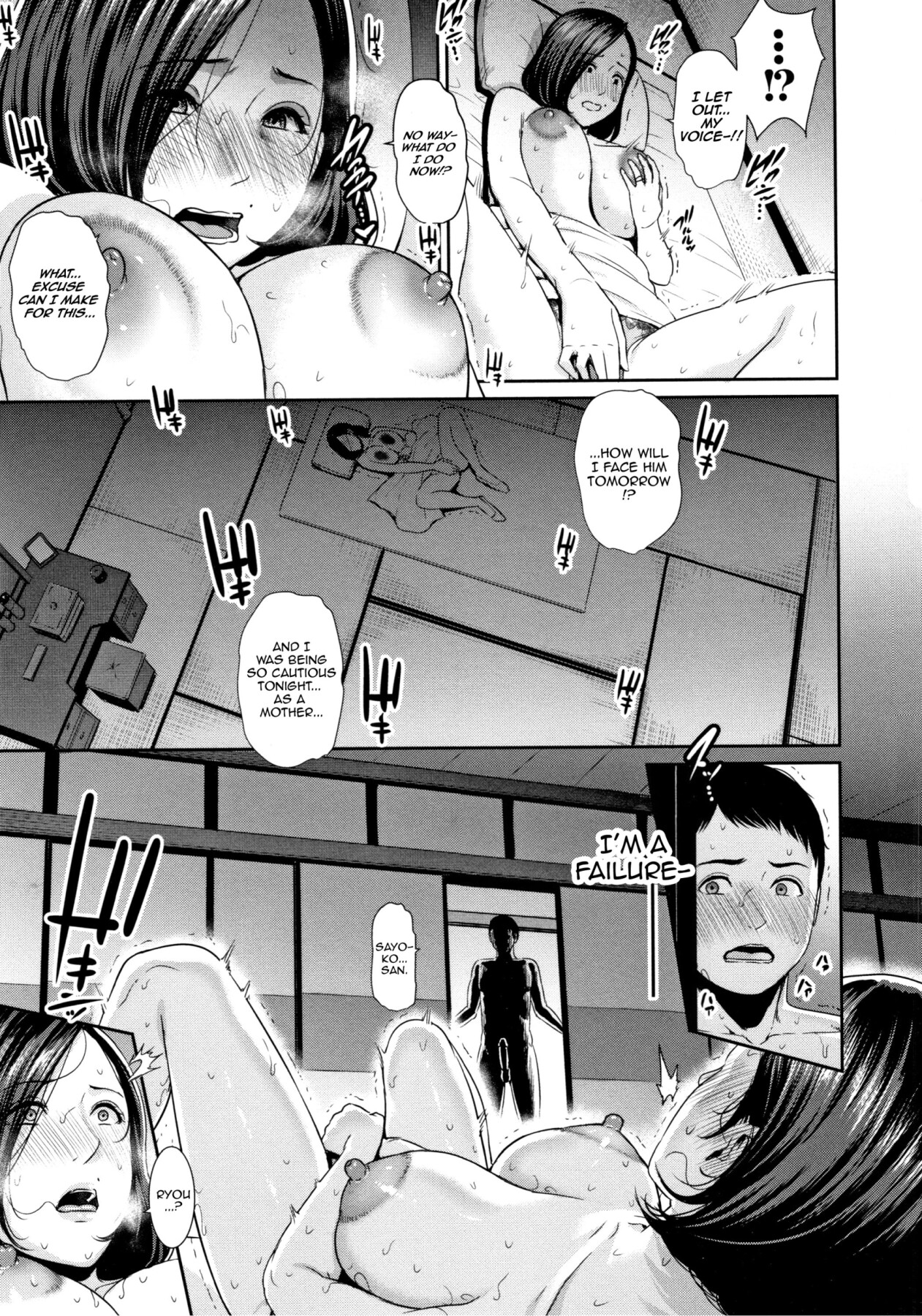 Hentai Manga Comic-Drowning in Sex With Mom-Read-19